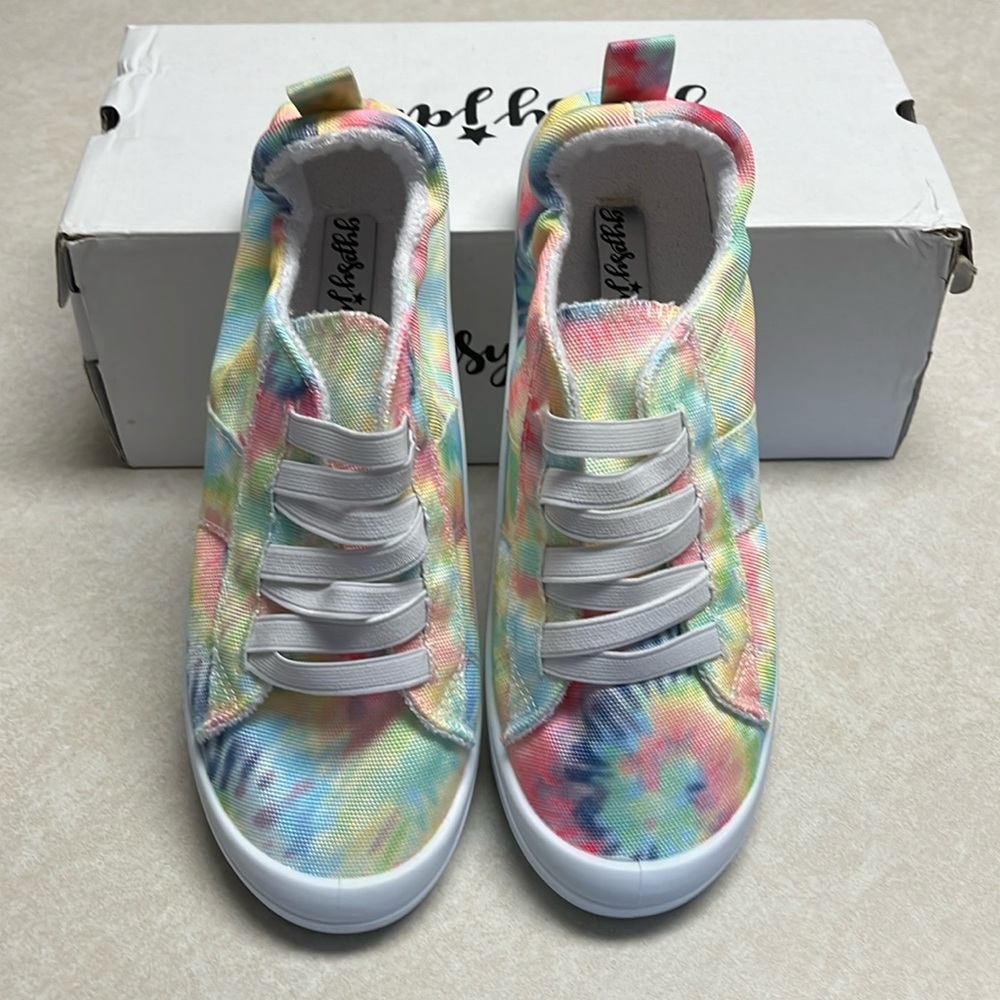 Gypsy jazz pastel shoes, women’s size 7